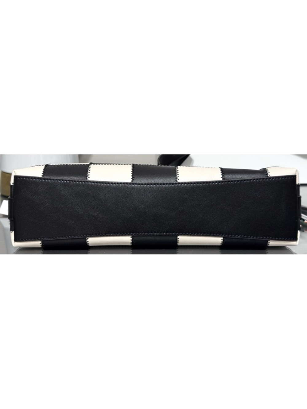 COACH Alter/Ego Slouchy Shoulder Bag, BLACK/ CHALK - Picture 8 of 13